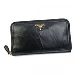 Prada�ʥץ���� �ʥ������� VITELLO SHINE 1M0506 2 �֥�å�