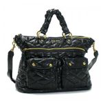 MIUMIU�ʥߥ奦�ߥ奦�� ���������Хå� NAPPA TRAPUNTATA RN0651 2 �֥�å�