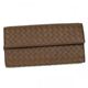 BOTTEGA VENETA（ボッテガベネタ） 長財布 PORTAMONETE INTRECCI 150509 2802 ブラウン H10×W18×D2.5