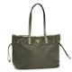 Prada（プラダ） トートバッグ TESSUTO+SAFFIANO BR4001 グレー （H28×W44/34×D13）