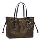 Prada（プラダ） トートバッグ NYLON JACQUARD+SAFFI BR4251 38 ダークブラウン （H28×W44/34×D15）