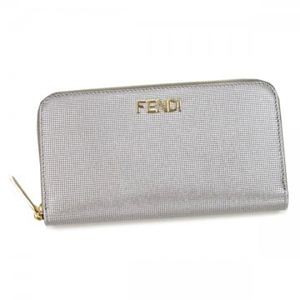 Fendi(フェンディ) 長財布 8M0024 F0WN4 シルバー (H10×W19×D2)