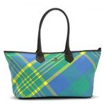 Vivienne Westwood（ヴィヴィアンウエストウッド） トートバッグ SUMMER TARTAN 4907 グリーン （H28×W55×D20）