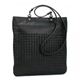 BOTTEGA VENETA�i�{�b�e�K�x�l�^�j �΂߂����o�b�O P.FOGLIO INTRECCIATO 233151 8175 �u���b�N �iH34�~W32�j