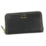 Prada（プラダ） 長財布 SAFFIANO FIOCCO COLO 1M0506 632 ブラック