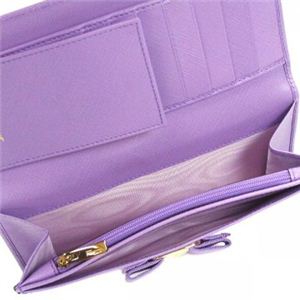 Ferragamo(フェラガモ) 長財布 MISS VARA BOW CLIP V 22A900 456186 ライトパープル