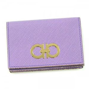 Ferragamo(フェラガモ) カードケース GANCINI ICONA VITELL 22A552 455752 ライトパープル