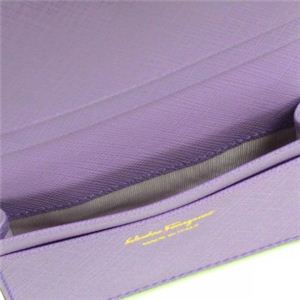 Ferragamo(フェラガモ) カードケース GANCINI ICONA VITELL 22A552 455752 ライトパープル