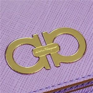 Ferragamo(フェラガモ) カードケース GANCINI ICONA VITELL 22A552 455752 ライトパープル