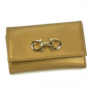 Ferragamo(フェラガモ) キーケース GANCINI ICONA VITELL 22A999 455978 ゴールド