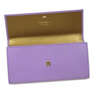 Ferragamo(フェラガモ) 長財布 VARA ICONA 22A994 456141 ライトパープル