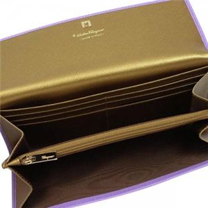 Ferragamo(フェラガモ) 長財布 VARA ICONA 22A994 456141 ライトパープル