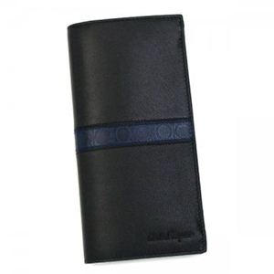 Ferragamo(フェラガモ) 長財布 MENS SLG FORM 668933 462851 ブラック/ブルー