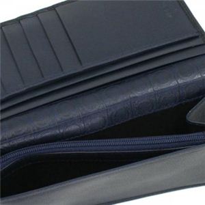 Ferragamo(フェラガモ) 長財布 MENS SLG FORM 668933 462851 ブラック/ブルー