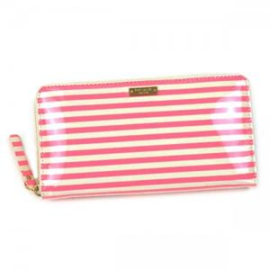 KATE SPADE(ケイトスペード) 長財布 SEERSUCKER PATENT PWRU1811 671 ピンク