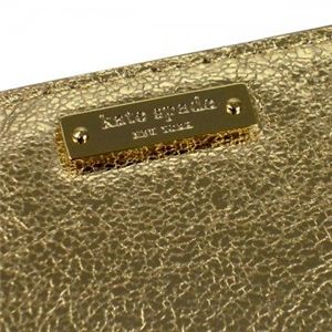 KATE SPADE(ケイトスペード) 長財布 HARRISON ST METALLIC PWRU2031 711 ゴールド