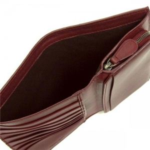 BOTTEGA VENETA(ボッテガベネタ) 二つ折り財布(小銭入れ付) PORTAMONETE INTRECCI 114074 6130 ワイン