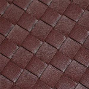 BOTTEGA VENETA(ボッテガベネタ) 二つ折り財布(小銭入れ付) PORTAMONETE INTRECCI 114074 6130 ワイン