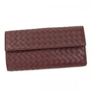 BOTTEGA VENETA(ボッテガベネタ) 長財布 PORTAMONETE INTRECCI 134075 6130 ワイン