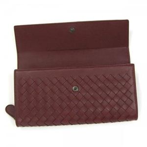 BOTTEGA VENETA(ボッテガベネタ) 長財布 PORTAMONETE INTRECCI 150509 6130 ワイン