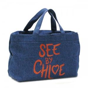 SEE BY CHLOE(シーバイクロエ) トートバッグ SEE BY HEART 9S7162 207 ネイビー