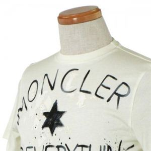 MONCLER(モンクレール) メンズポロシャツ 8019750 4 アイボリー (L65 S19.5 W44.5 SH40 S)