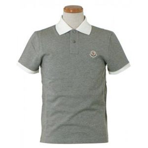 MONCLER(モンクレール) メンズポロシャツ 8316450 985 グレー (L66.5 S19 W49 SH43.5 M)