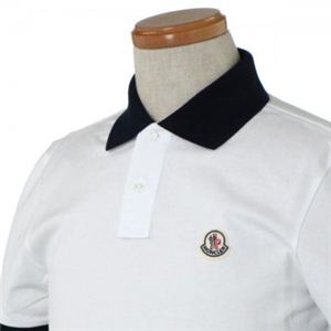 MONCLER(モンクレール) メンズポロシャツ 8316450 1 ホワイト (L68.5 S19.5 W52 SH45 L)