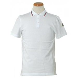MONCLER(モンクレール) メンズポロシャツ 8334800 1 ホワイト (L66 S20 W45 SH42 S)