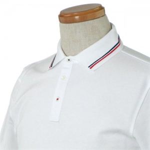 MONCLER(モンクレール) メンズポロシャツ 8334800 1 ホワイト (L66 S20 W45 SH42 S)