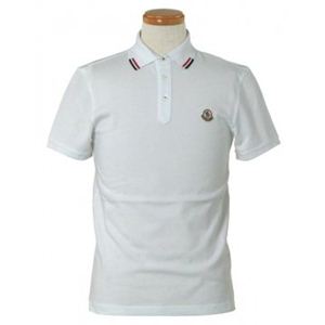 MONCLER(モンクレール) メンズポロシャツ 8335900 1 ホワイト (L65 S20 W46 SH42 S)