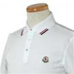MONCLER（モンクレール） メンズポロシャツ 8335900 1 ホワイト （L67 S20 W52 SH46 L）