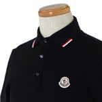 MONCLER（モンクレール） メンズポロシャツ 8335900 999 ブラック （L67 S20 W52 SH46 L）
