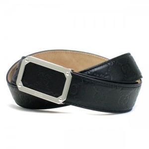 Gucci(グッチ) ベルト 162946 AOVON 1000 ブラック (長さ94.5/104.5)