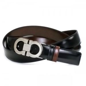 Ferragamo（フェラガモ） ベルト DOUBLE ADJUS 678007 380287 ブラック/ブラウン