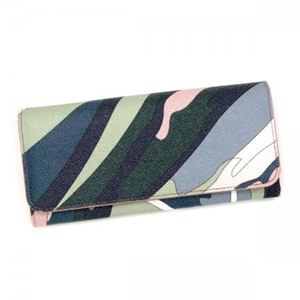 Emilio Pucci(エミリオプッチ) 長財布 16SM46 1 レッド/ネイビー