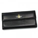 Vivienne Westwood(ヴィヴィアンウエストウッド) 長財布 NAPPA 2801V ブラック/ゴールド