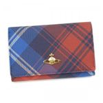 Vivienne Westwood(ヴィヴィアンウエストウッド) 2ツオリL字ファスナー DERBY 2232V ブルー/RD
