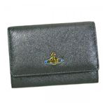 Vivienne Westwood(ヴィヴィアンウエストウッド) 二つ折り財布(小銭入れ付) METAL 746V ダークグレー