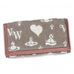 Vivienne Westwood(ヴィヴィアンウエストウッド) 長財布 NEW LOGOMANIA 32.08 ベージュ