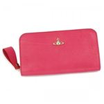 Vivienne Westwood(ヴィヴィアンウエストウッド) 長財布 TWISTED 32.099 レッド/ピンク