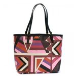 Emilio Pucci(エミリオプッチ) トートバッグ 17BE35 24 ベージュ/RD