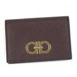 Ferragamo（フェラガモ） カードケース GANCINI ICONA VITELL 22A552 474088 ワイン