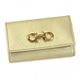 Ferragamo�i�t�F���K���j �L�[�P�[�X GANCINI ICONA VITELL 22A999 491345 �z���C�g�^�S�[���h