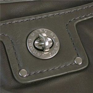 MARC BY MARC JACOBS(マークバイマークジェイコブス) ナナメガケバッグ TOTALLY TURNLOCK M3113010 80109 グレー/シルバー