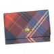 Vivienne Westwood(ヴィヴィアンウエストウッド) 二つ折り財布(小銭入れ付) DERBY 746V ブルー/レッド