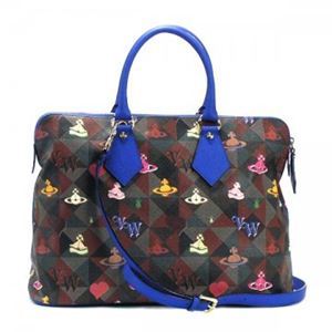 【2012年5月15日まで期間限定値下げ】Vivienne Westwood(ヴィヴィアンウエストウッド) ブリーフケース LOGOMANIA 13146 ブルー