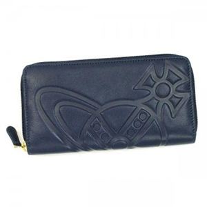 【2012年9月末まで期間限定値下げ】Vivienne Westwood(ヴィヴィアンウエストウッド) 長財布 GIANT ORB 5140V  BLU
