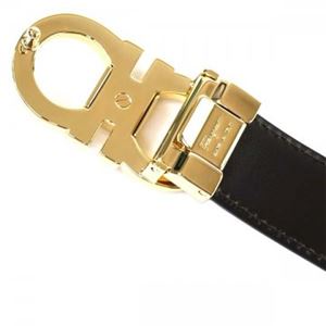 Ferragamo（フェラガモ） ベルト 671041 585983 NERO/HICKORY