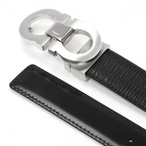 Ferragamo（フェラガモ） ベルト 671041 352443 NERO 長さ105まで対応